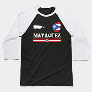 Mayaguez Puerto Rico Flag Mayaguez Puerto Rico Mayaguez Baseball T-Shirt